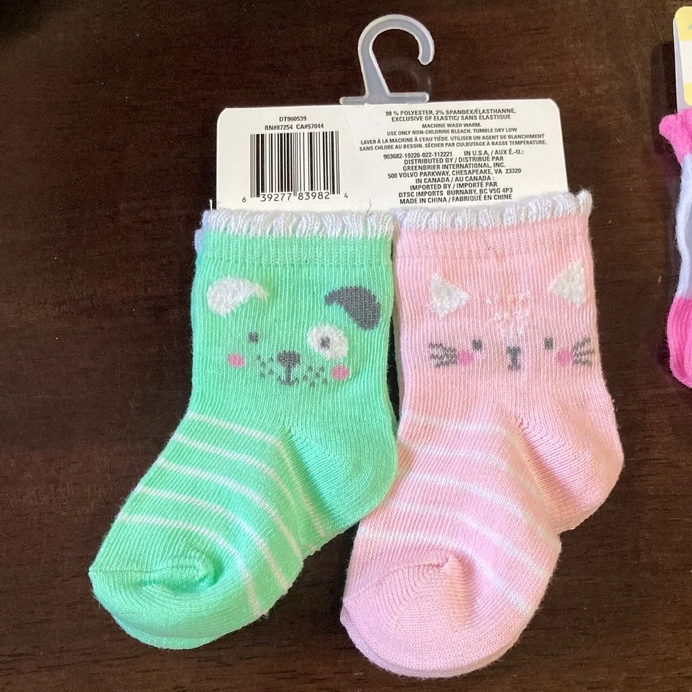 NEW Puppy Kitten Star Moon Planet Socks
